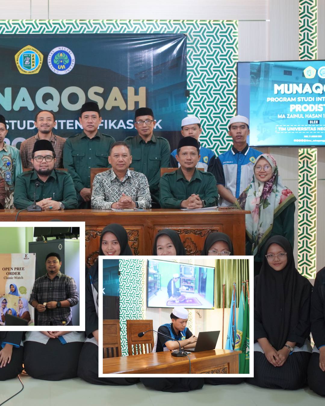 Uji Kompetensi Santri Berbasis Profesional, MA Zainul Hasan 1 Genggong Gelar Sidang Tugas Akhir PRODISTIK Bersama Akademisi dan Praktisi